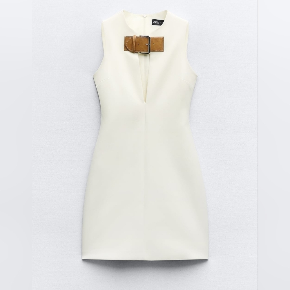 Zara belted Tailored Dress
